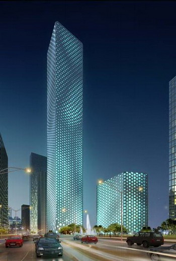 Высотное здание по проекту китайской мастерской MAD