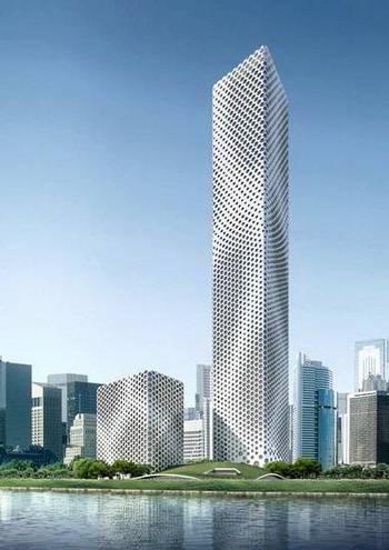 Высотное здание по проекту китайской мастерской MAD3